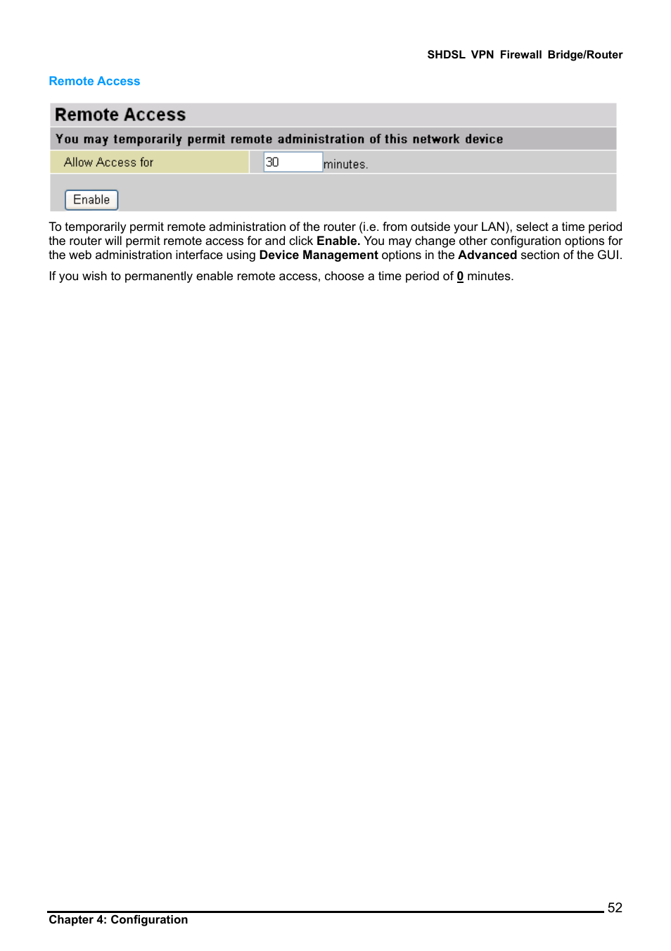 Remote access | Billion Electric Company BIPAC 8501 User Manual | Page 53 / 134