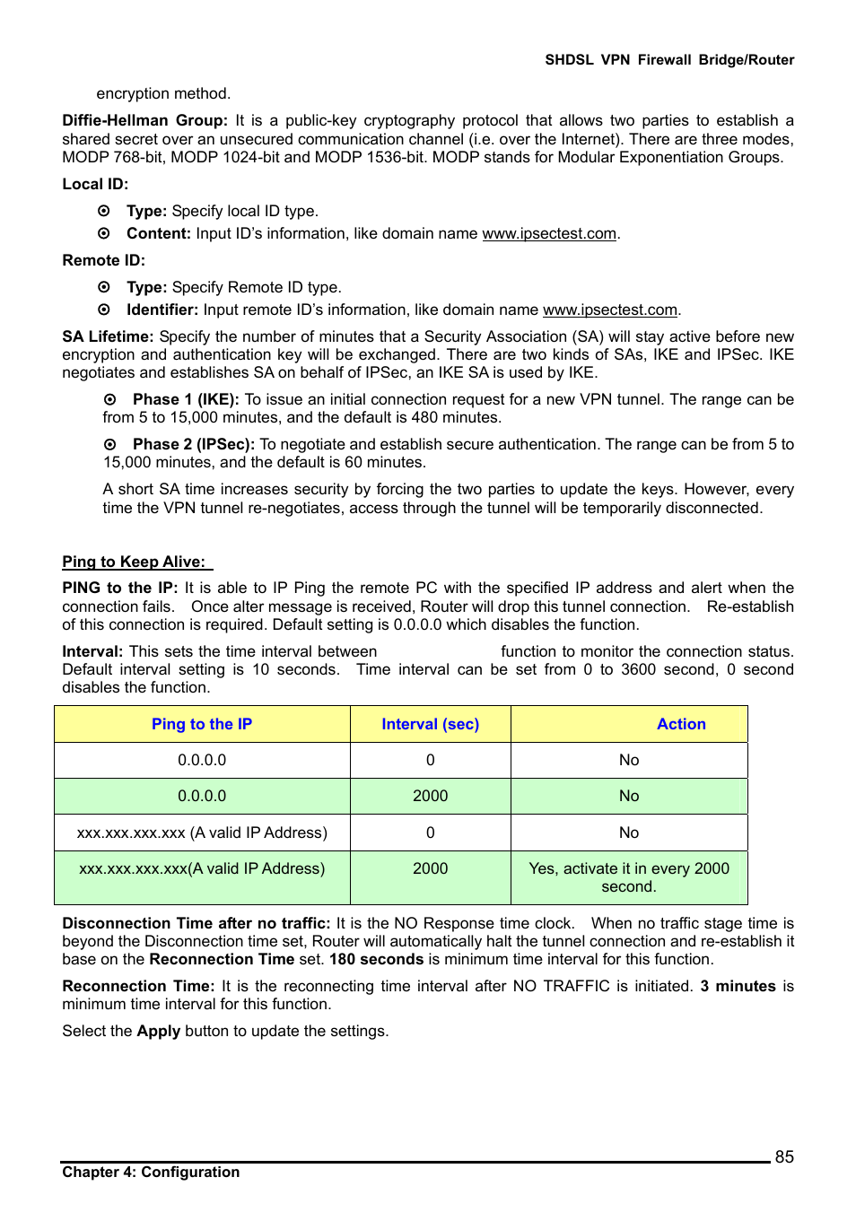 Billion Electric Company BIPAC 8501 User Manual | Page 86 / 134