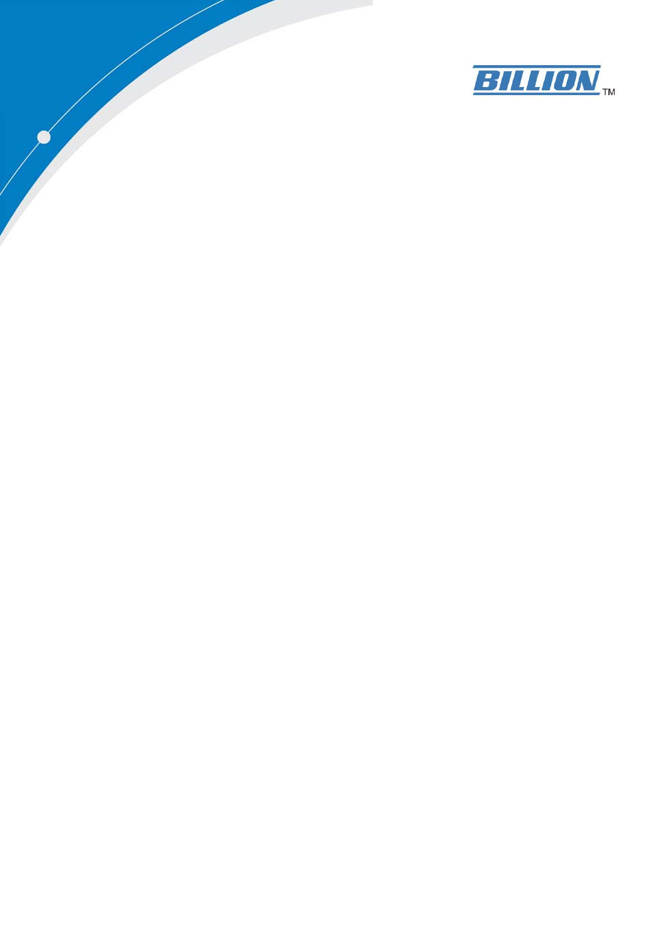 Billion Electric Company BILLION BIPAC-7500GL User Manual | 126 pages