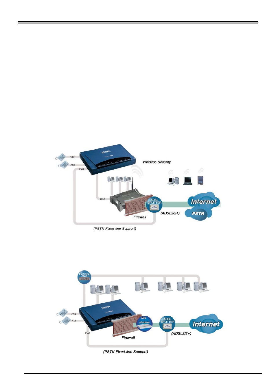 Connecting your broadband router | Billion Electric Company BiPAC VGP User Manual | Page 6 / 12