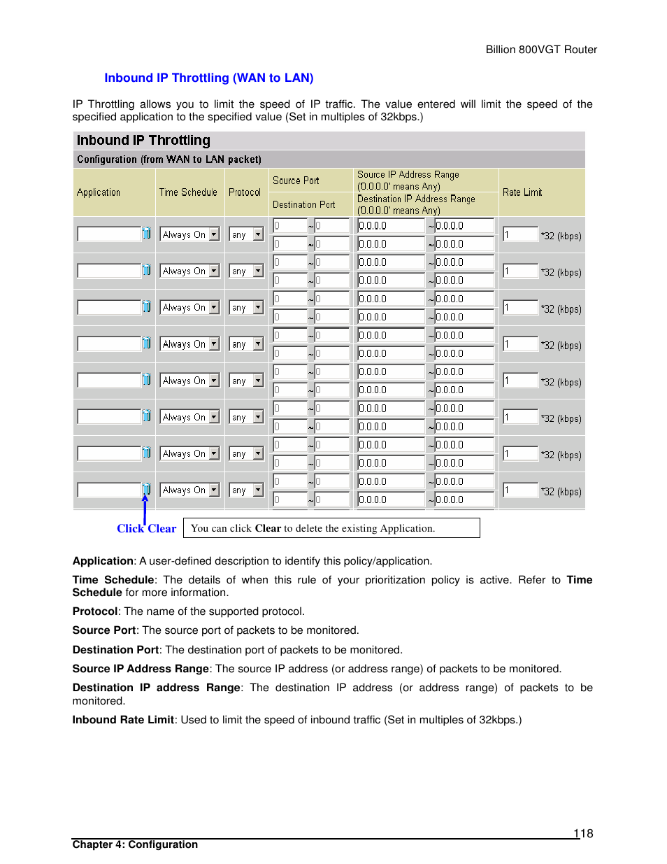 Billion Electric Company 800VGT User Manual | Page 118 / 143