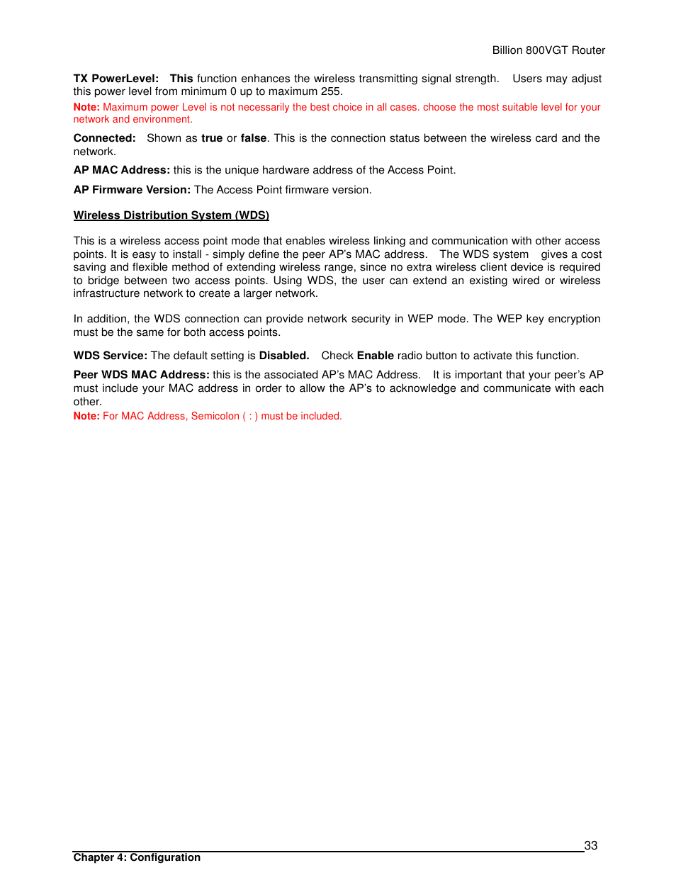 Billion Electric Company 800VGT User Manual | Page 33 / 143