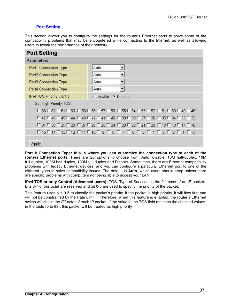 Billion Electric Company 800VGT User Manual | Page 37 / 143