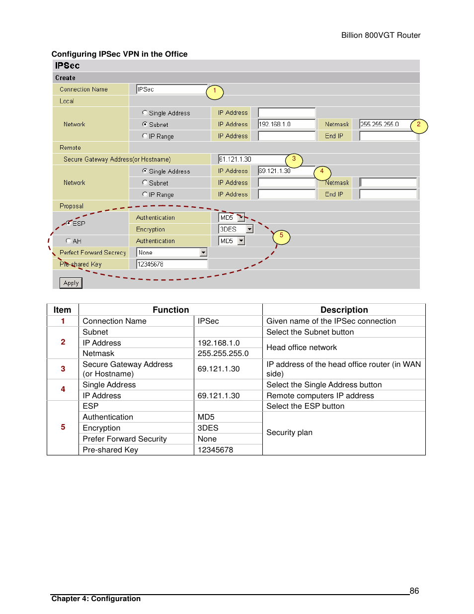 Billion Electric Company 800VGT User Manual | Page 86 / 143