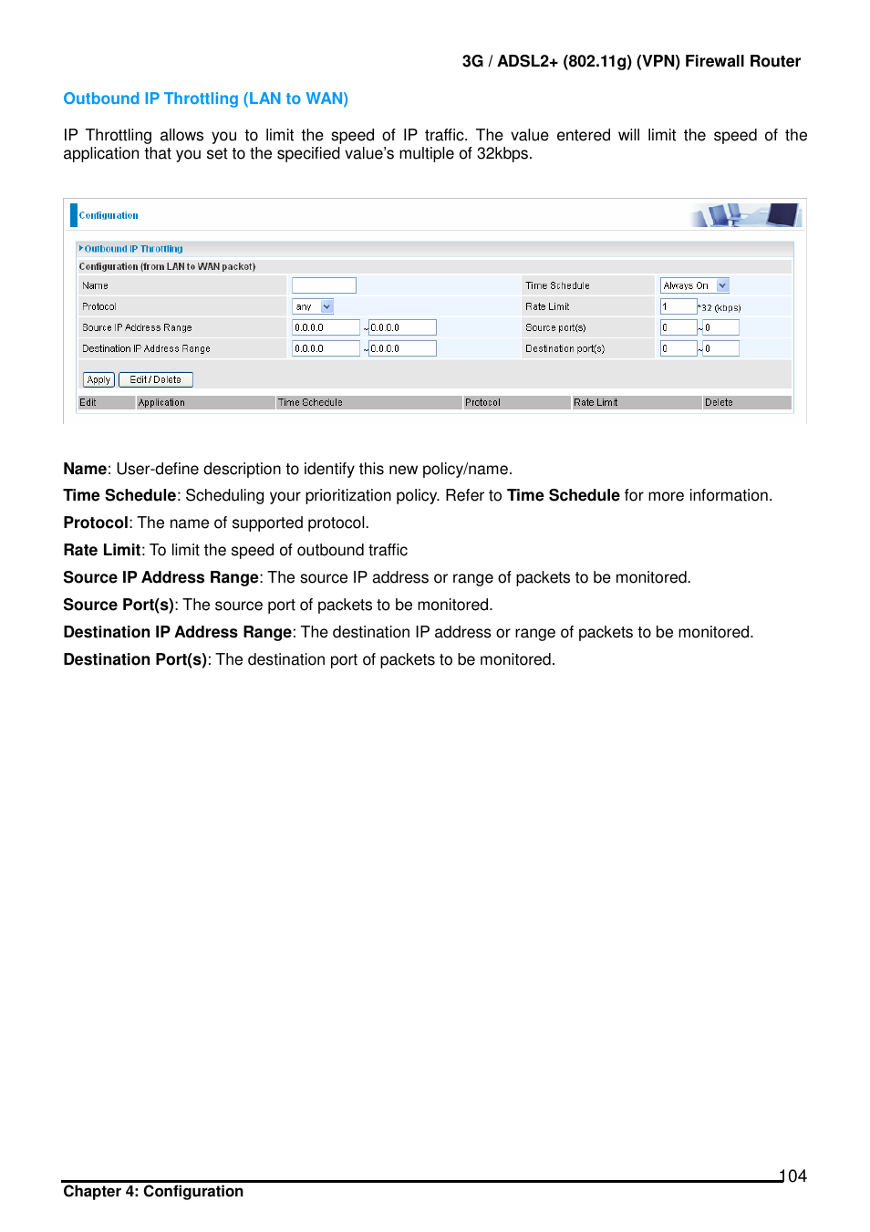 Billion Electric Company BIPAC 7402 User Manual | Page 105 / 130