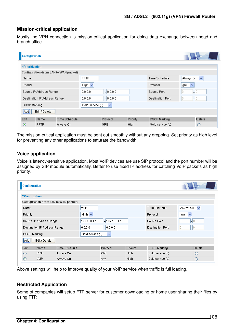 Billion Electric Company BIPAC 7402 User Manual | Page 109 / 130