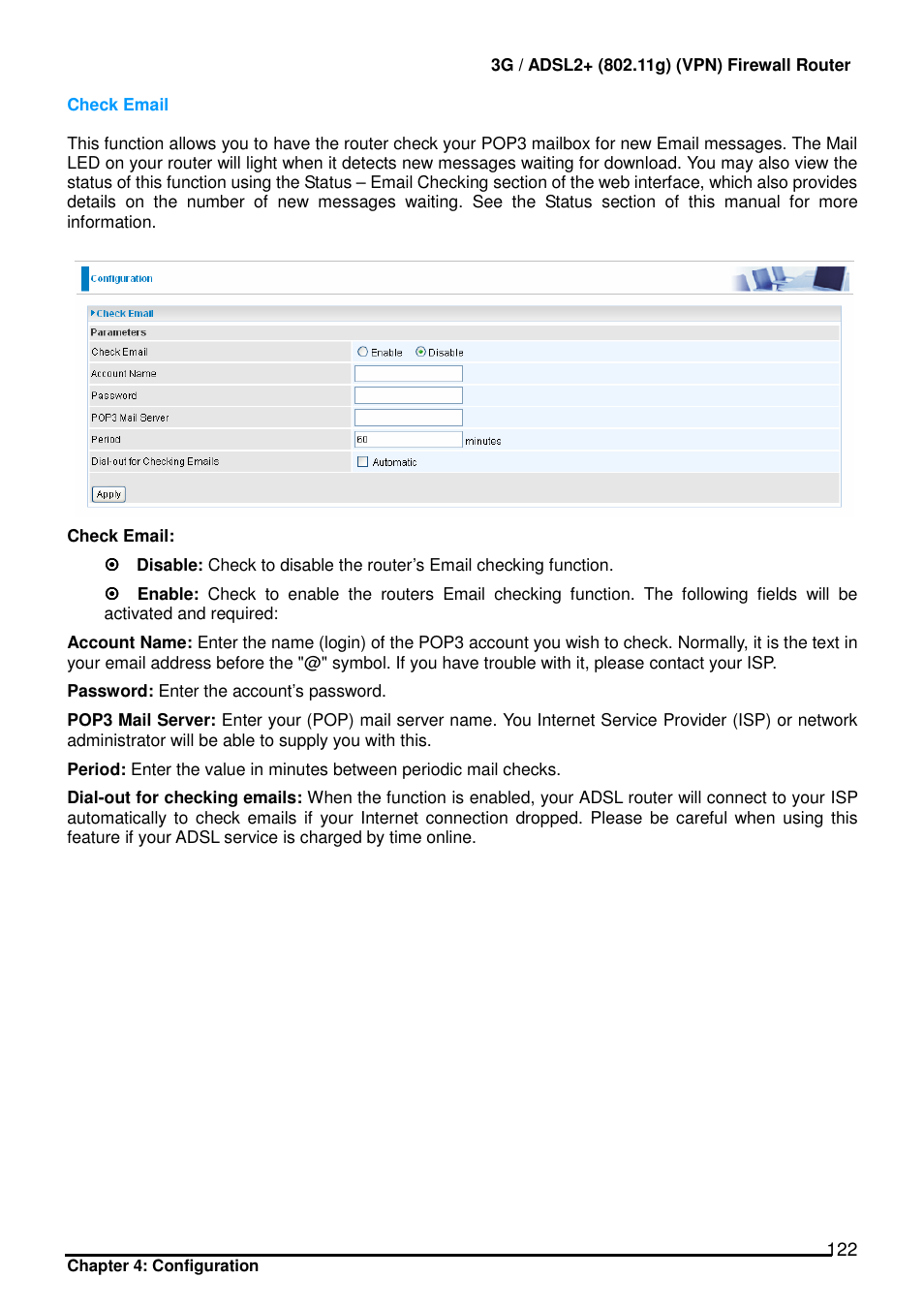 Billion Electric Company BIPAC 7402 User Manual | Page 123 / 130