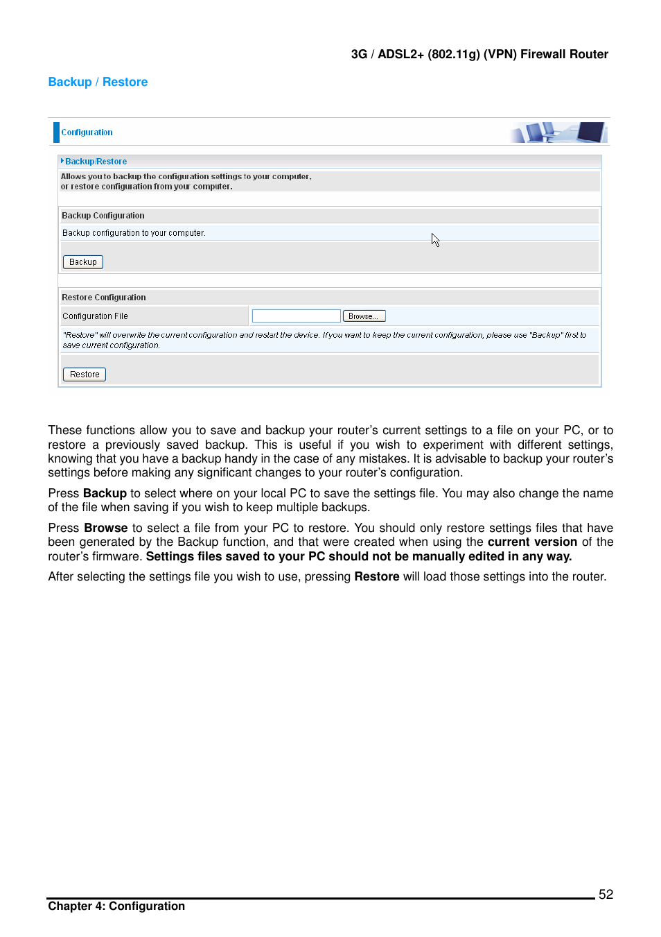 Billion Electric Company BIPAC 7402 User Manual | Page 53 / 130