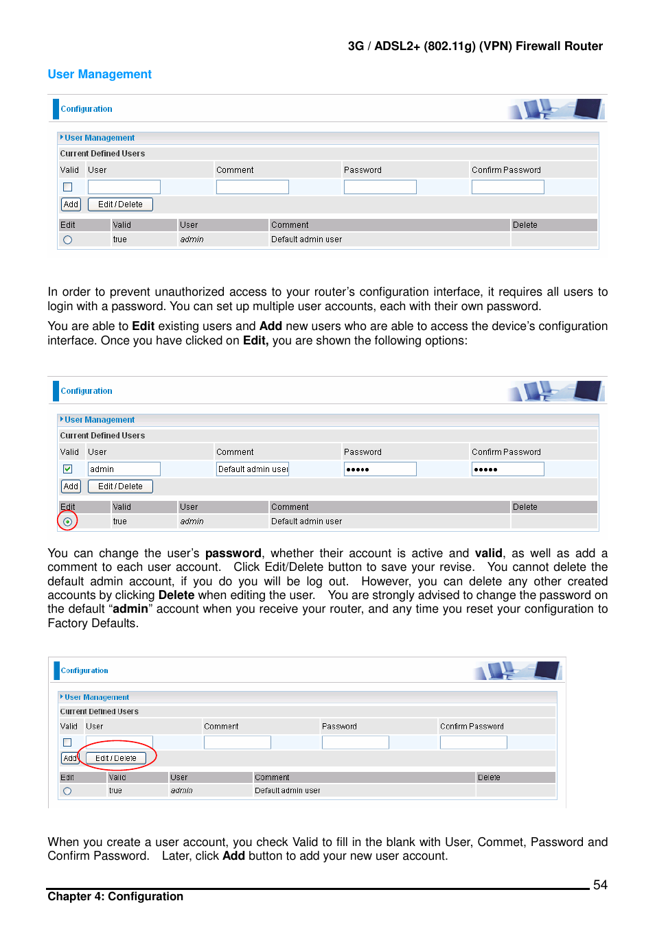 Billion Electric Company BIPAC 7402 User Manual | Page 55 / 130