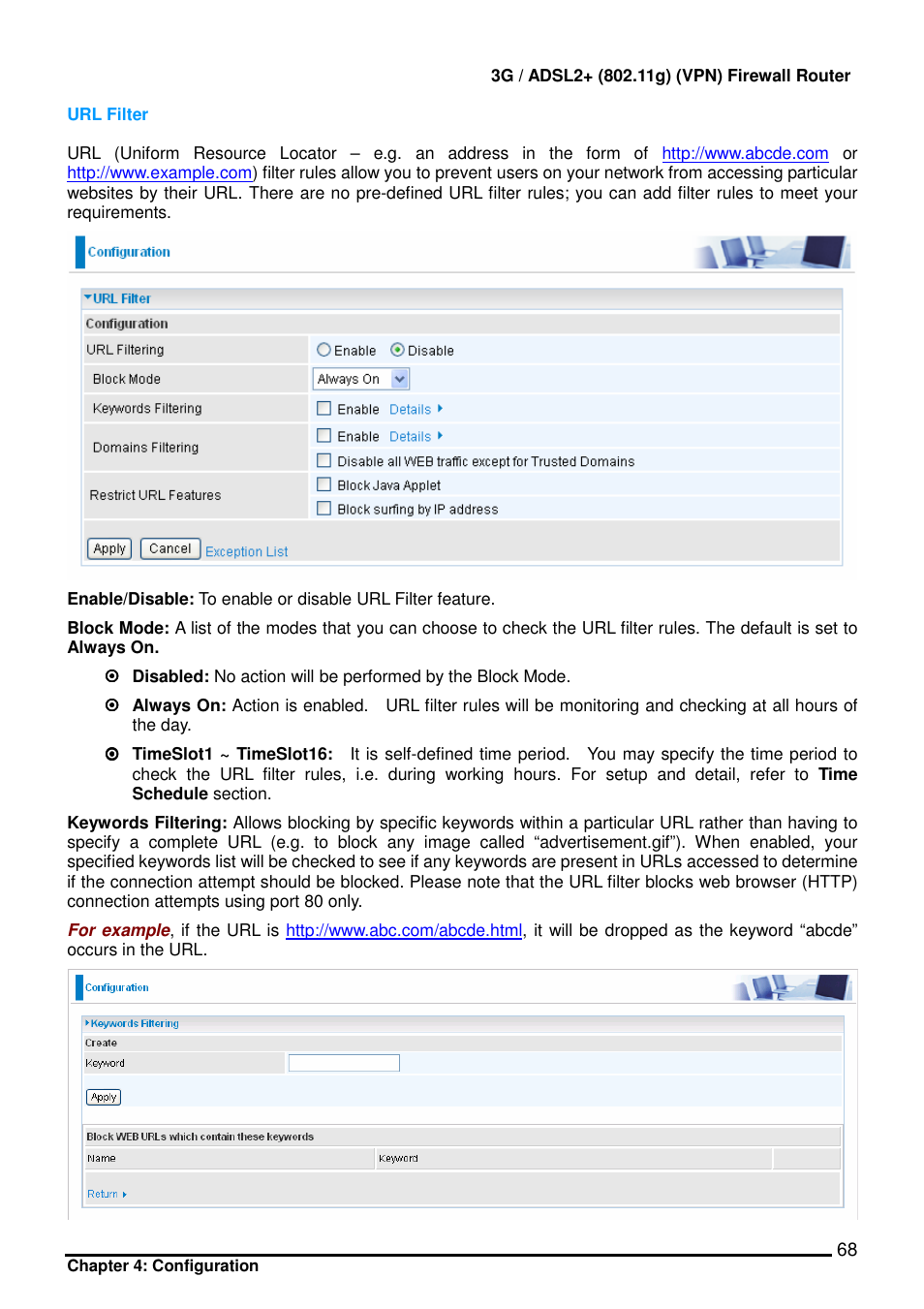 Billion Electric Company BIPAC 7402 User Manual | Page 69 / 130