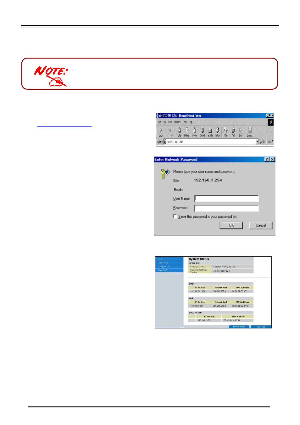 Configuring your voip adsl router | Billion Electric Company VoIP ADSL Modem/Router BIPAC 7100SV User Manual | Page 11 / 14