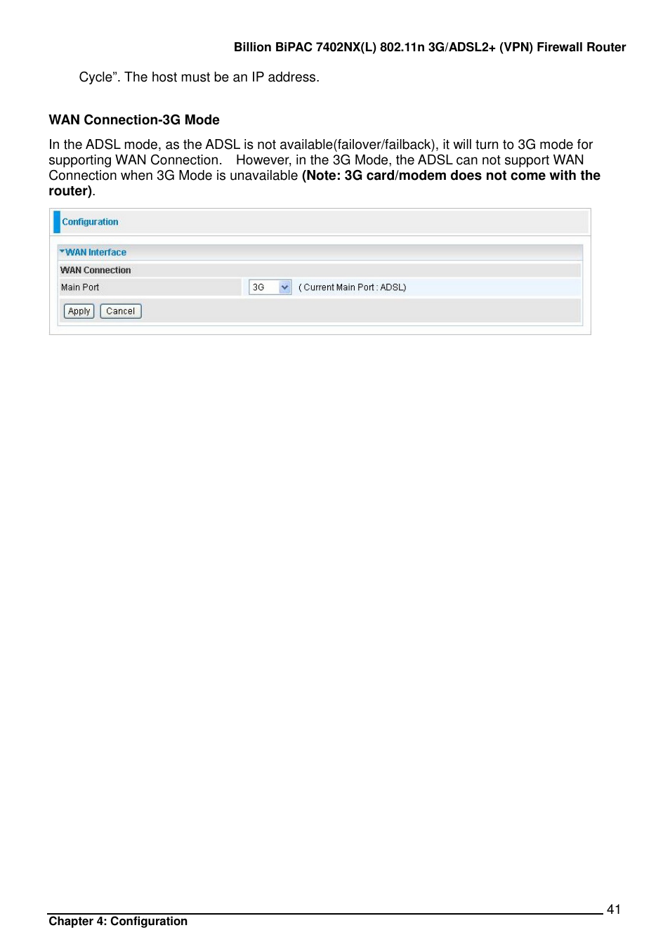 Billion Electric Company BIPAC 7402NX User Manual | Page 42 / 128