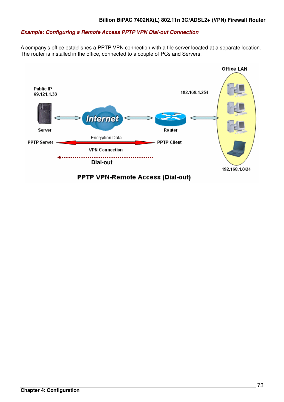 Billion Electric Company BIPAC 7402NX User Manual | Page 74 / 128