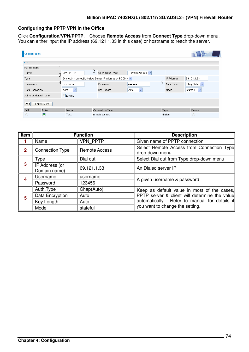 Billion Electric Company BIPAC 7402NX User Manual | Page 75 / 128
