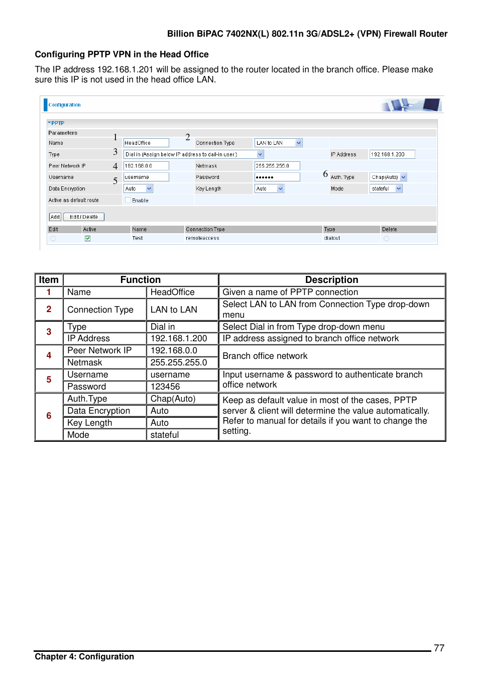 Billion Electric Company BIPAC 7402NX User Manual | Page 78 / 128