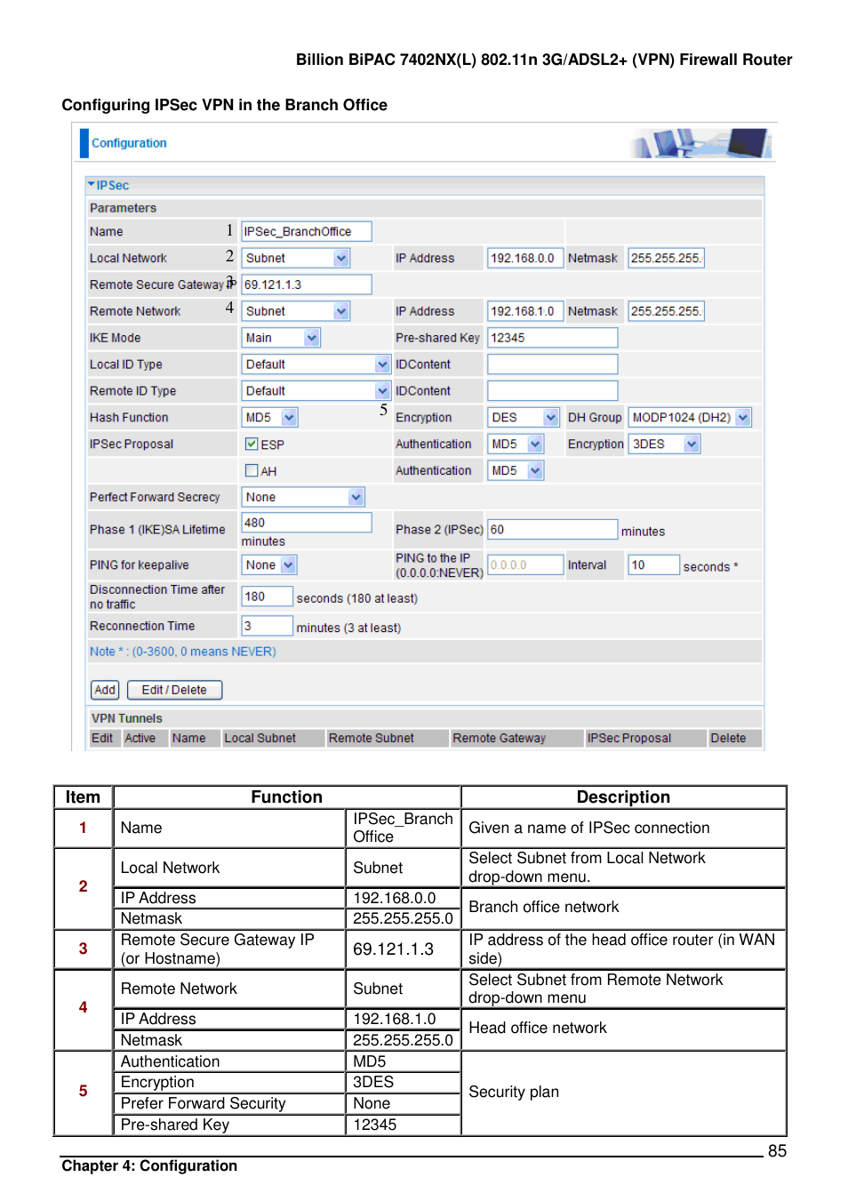 Billion Electric Company BIPAC 7402NX User Manual | Page 86 / 128