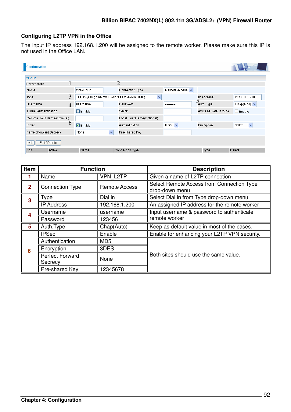 Billion Electric Company BIPAC 7402NX User Manual | Page 93 / 128