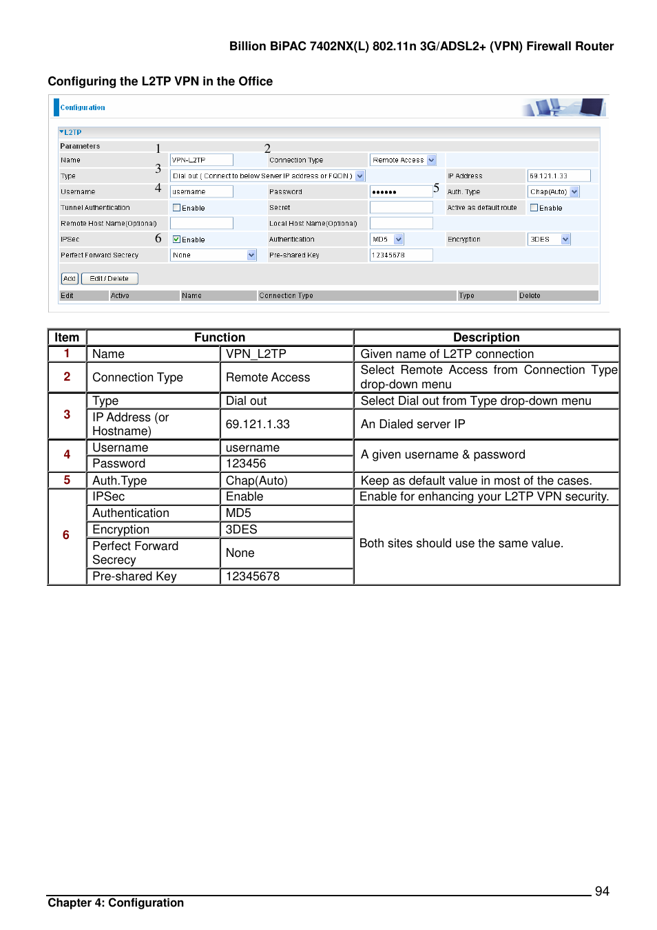 Billion Electric Company BIPAC 7402NX User Manual | Page 95 / 128