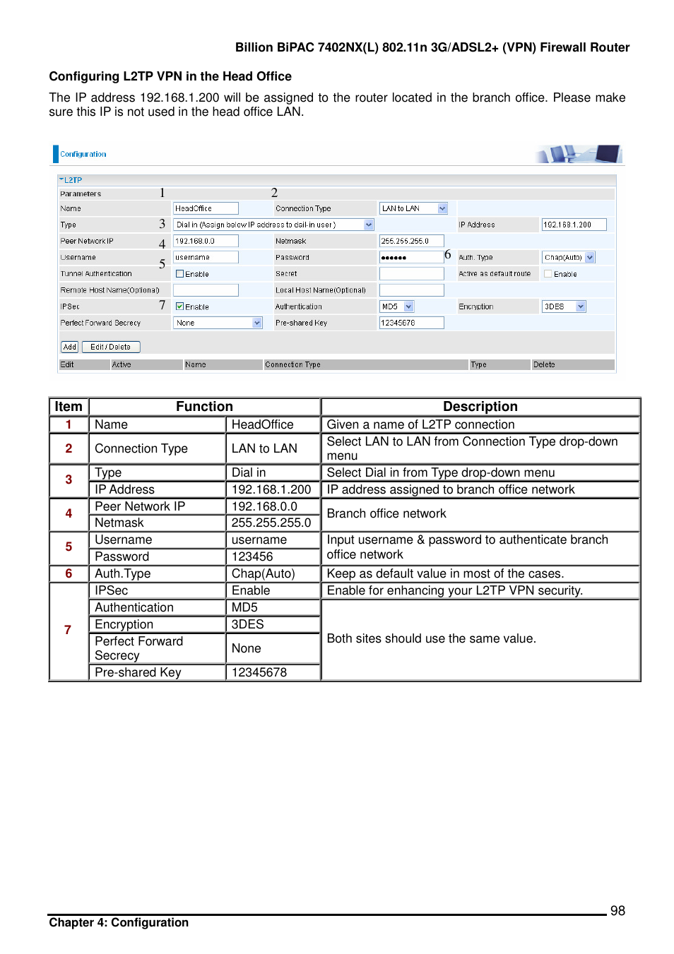 Billion Electric Company BIPAC 7402NX User Manual | Page 99 / 128
