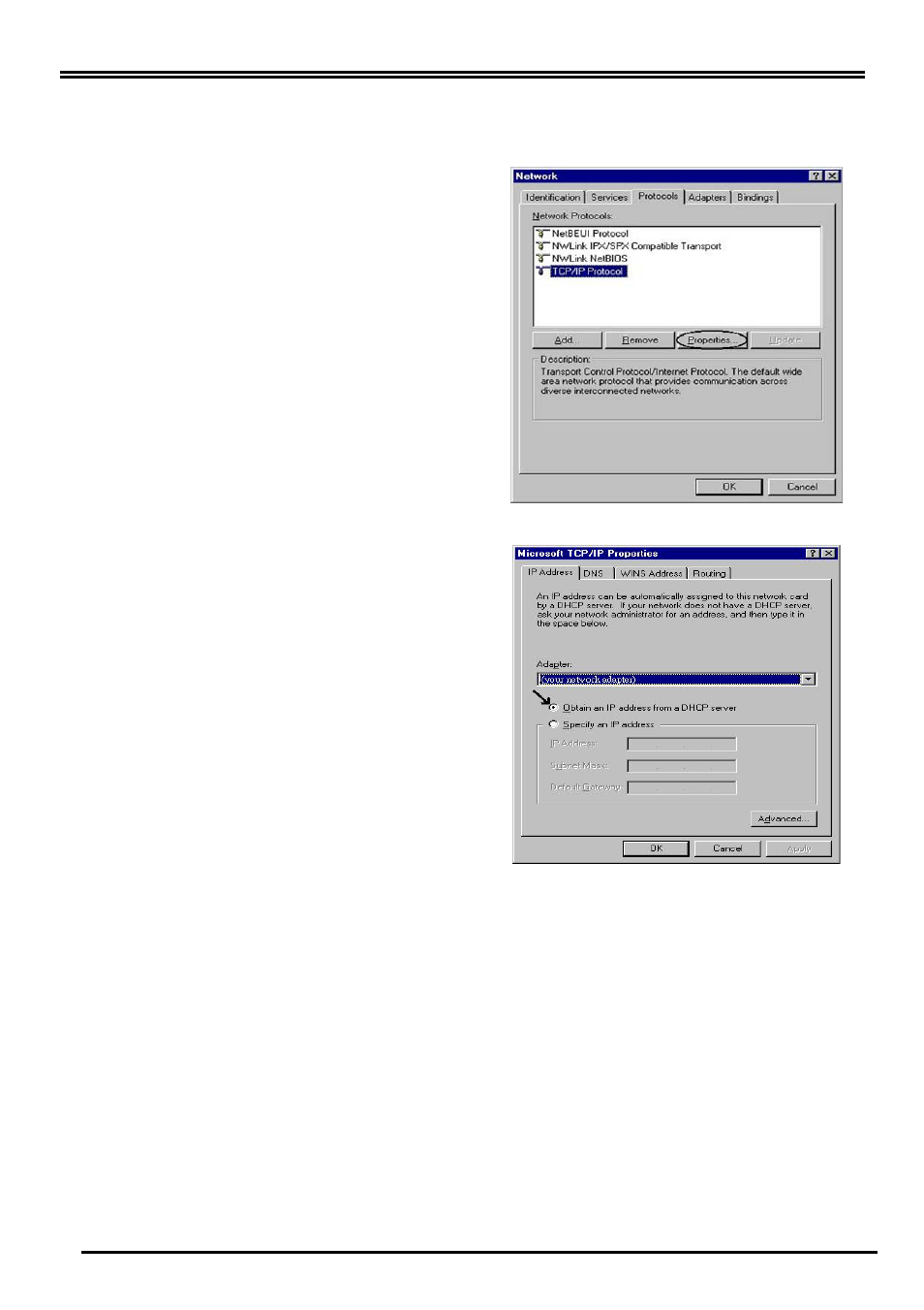 Configuring pc in windows nt4.0 | Billion Electric Company 8501 User Manual | Page 10 / 12