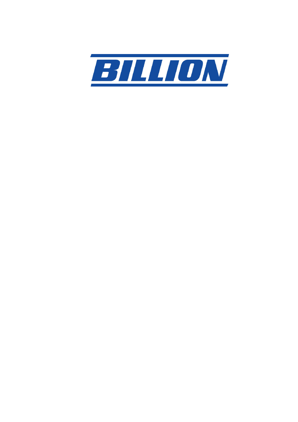 Billion Electric Company BIPAC 7100SV User Manual | 66 pages