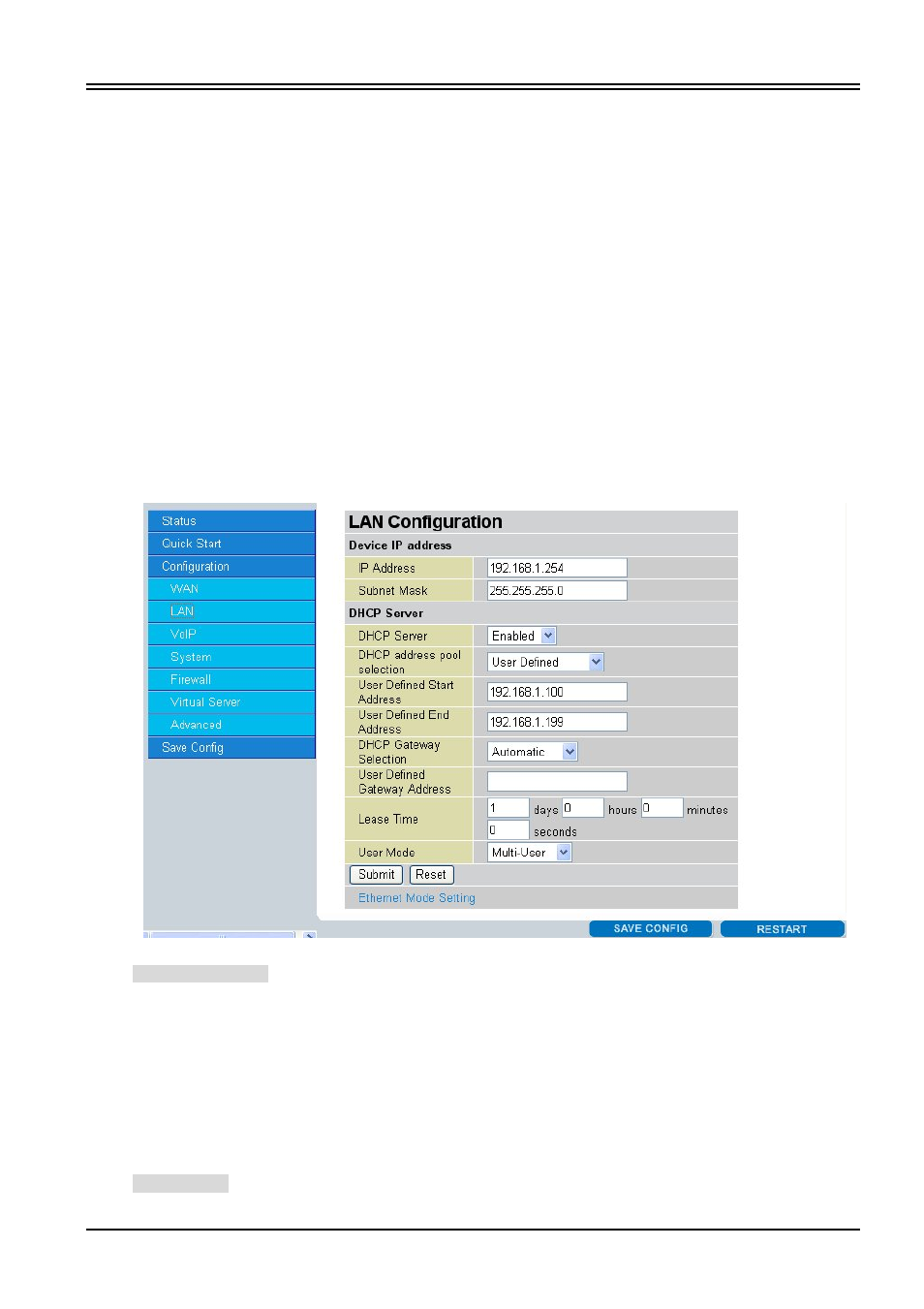 2 lan | Billion Electric Company BIPAC 7100SV User Manual | Page 33 / 66