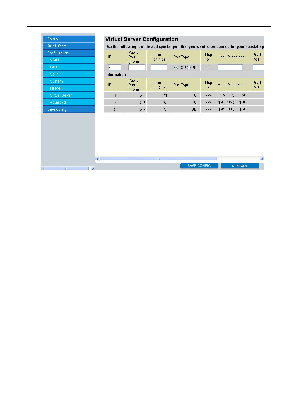 7 advanced | Billion Electric Company BIPAC 7100SV User Manual | Page 53 / 66