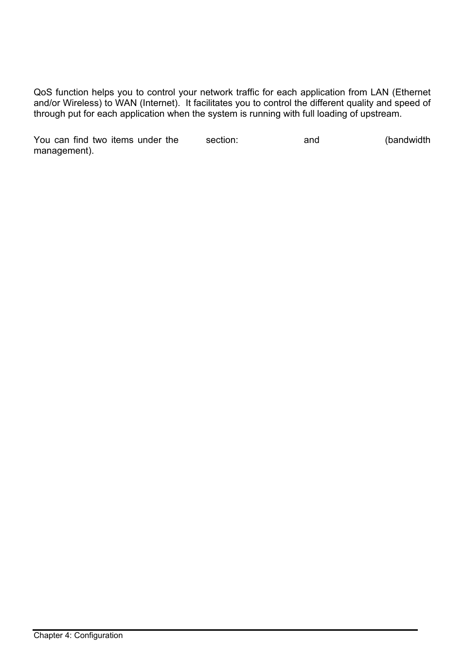 Qos (quality of service) | Billion Electric Company BIPAC 8500 User Manual | Page 102 / 119