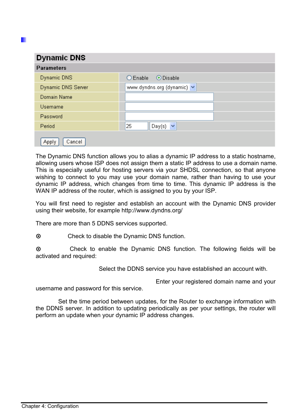 Dynamic dns | Billion Electric Company BIPAC 8500 User Manual | Page 109 / 119