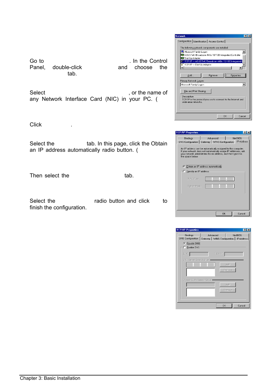 For windows 98 / me | Billion Electric Company BIPAC 8500 User Manual | Page 17 / 119