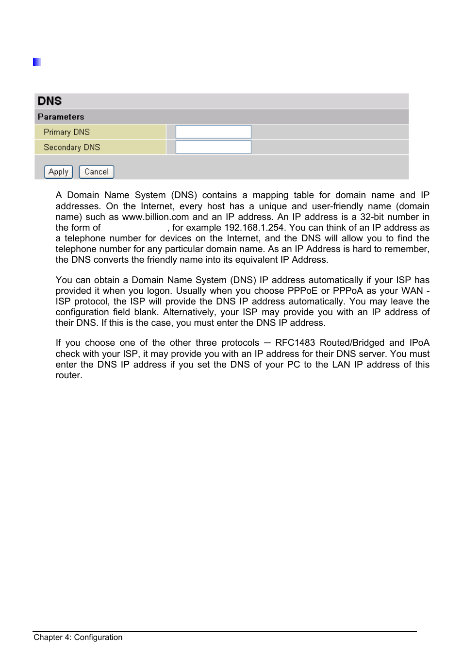 Billion Electric Company BIPAC 8500 User Manual | Page 47 / 119