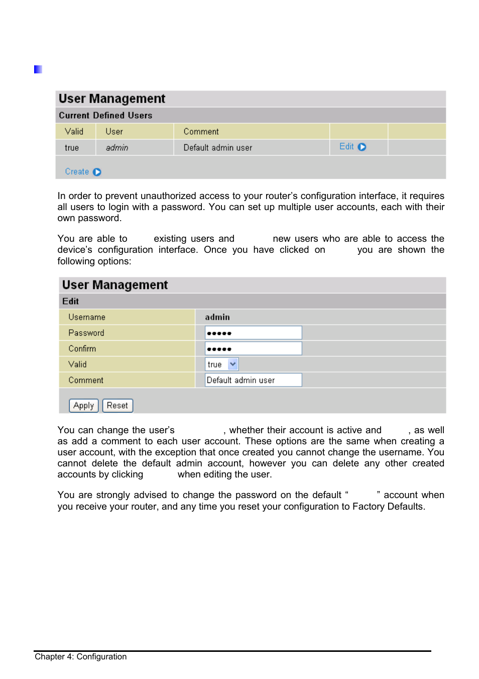 User management | Billion Electric Company BIPAC 8500 User Manual | Page 54 / 119