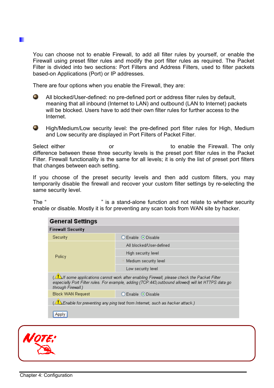 General settings | Billion Electric Company BIPAC 8500 User Manual | Page 57 / 119