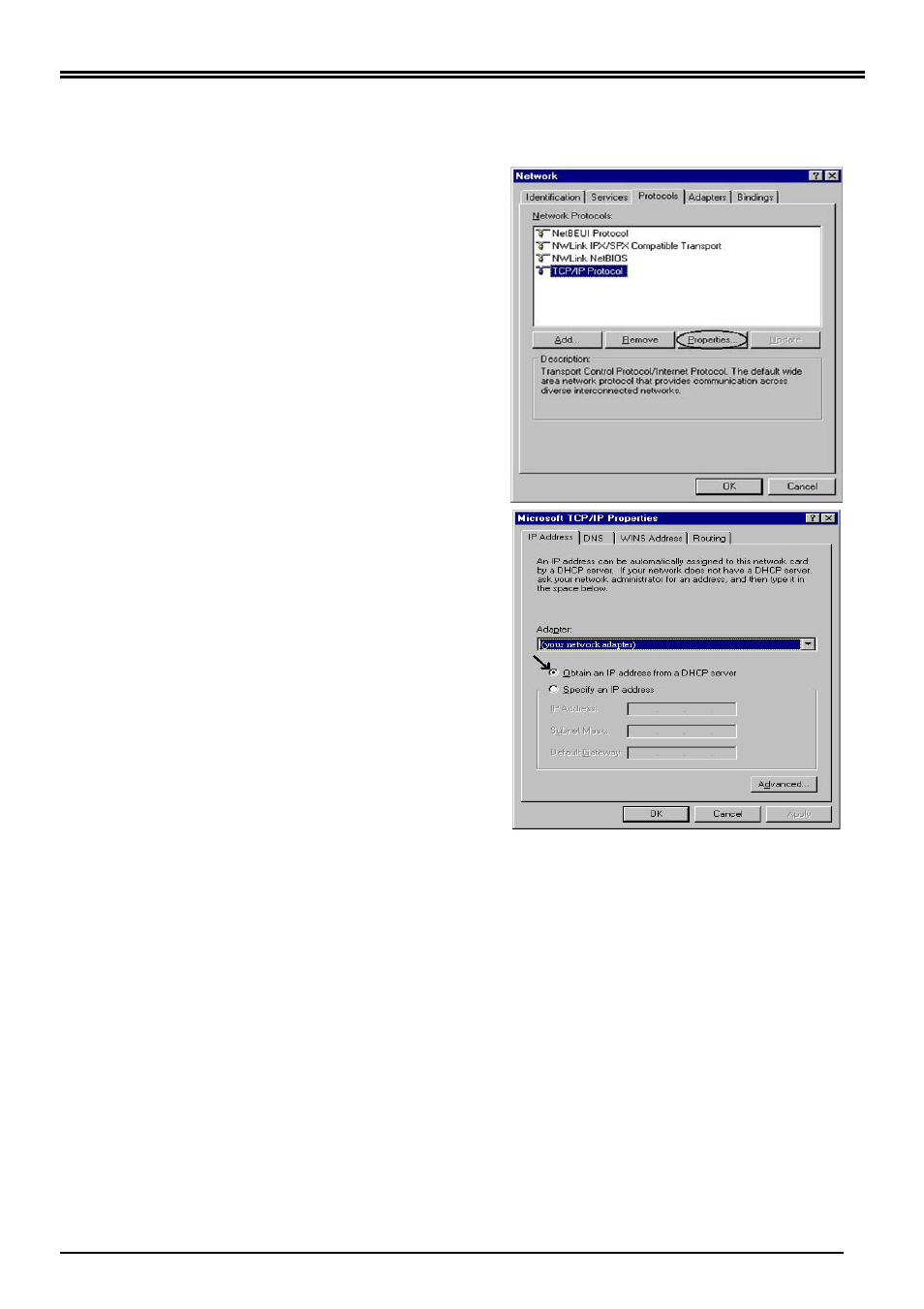 Configuring pc in windows nt4.0 | Billion Electric Company BiPAC VGL User Manual | Page 11 / 14