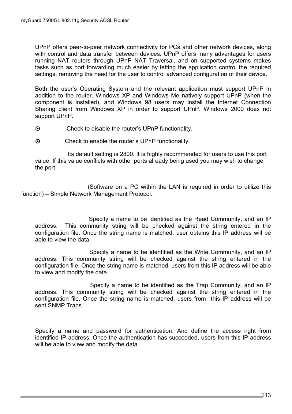 Billion Electric Company MYGUARD 7500GL User Manual | Page 119 / 147