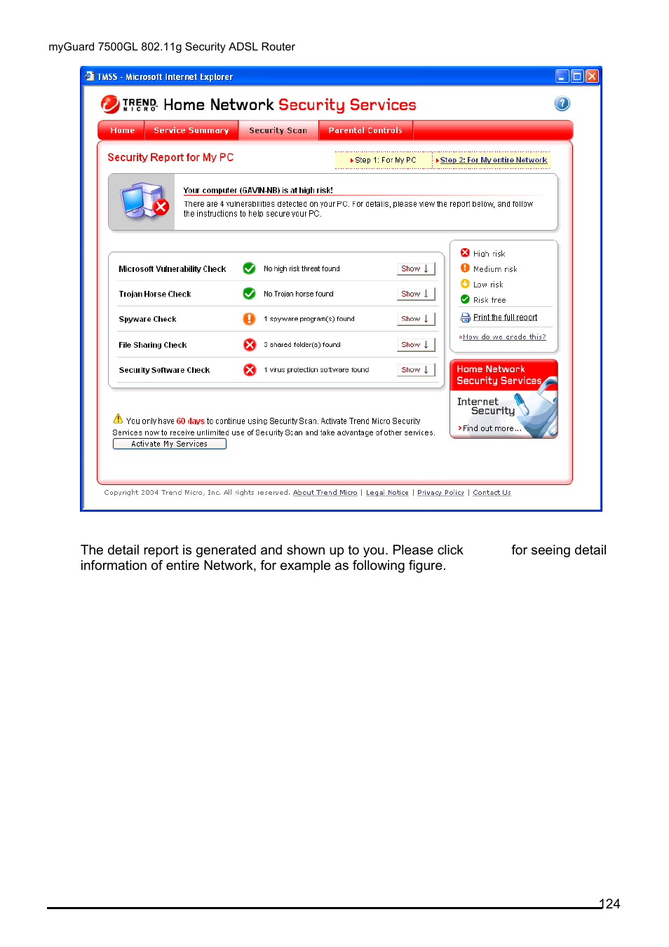 Billion Electric Company MYGUARD 7500GL User Manual | Page 130 / 147