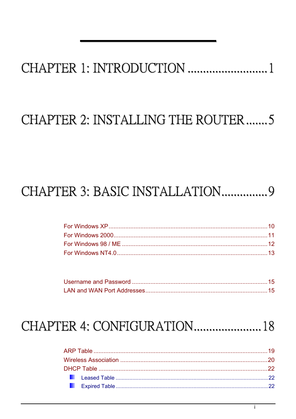 Billion Electric Company MYGUARD 7500GL User Manual | Page 3 / 147