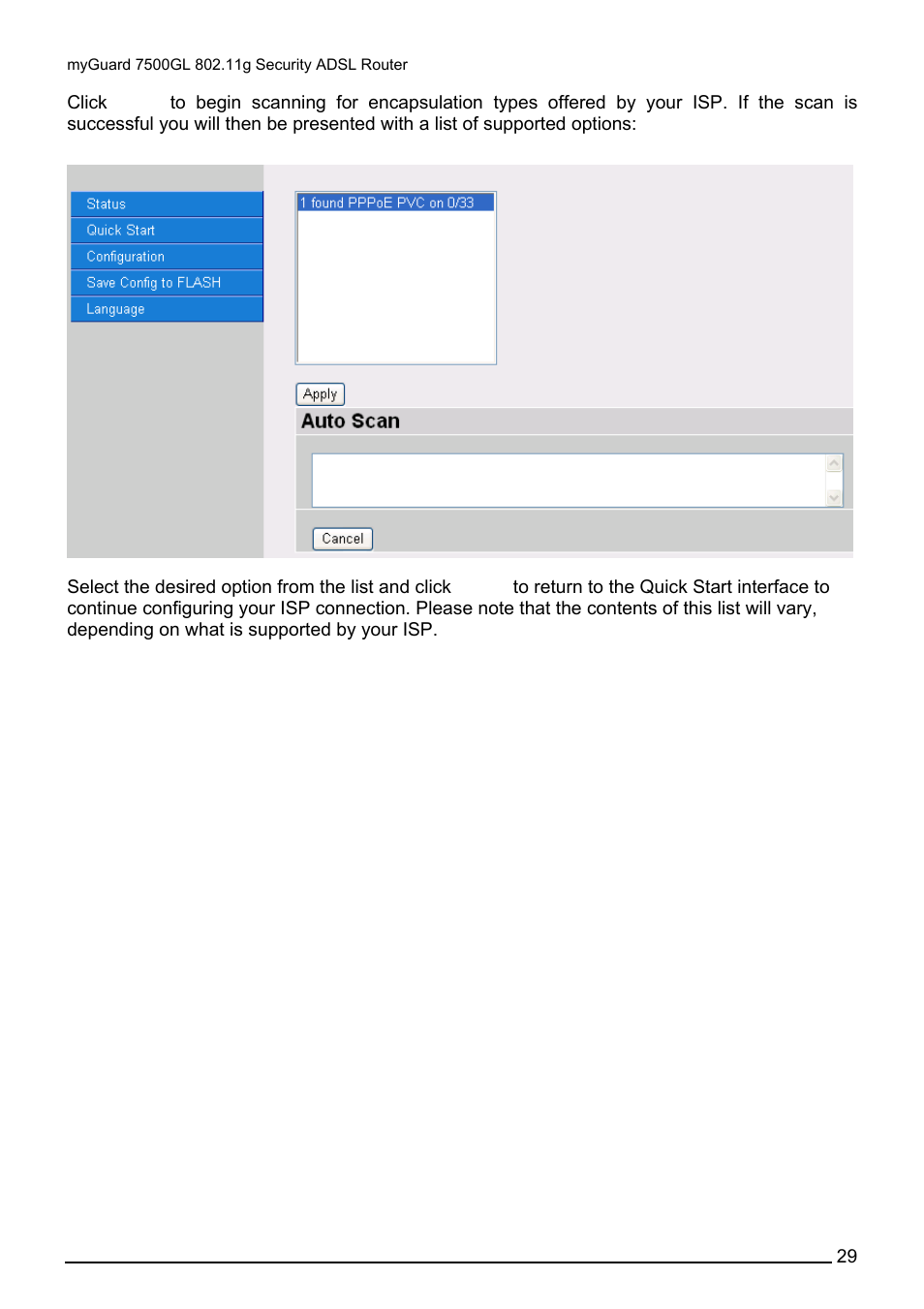 Billion Electric Company MYGUARD 7500GL User Manual | Page 35 / 147