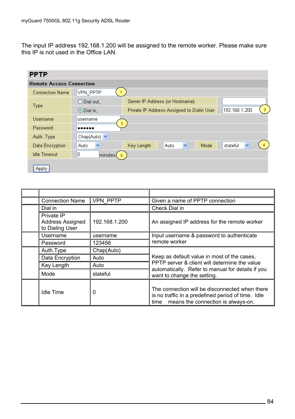 Billion Electric Company MYGUARD 7500GL User Manual | Page 90 / 147