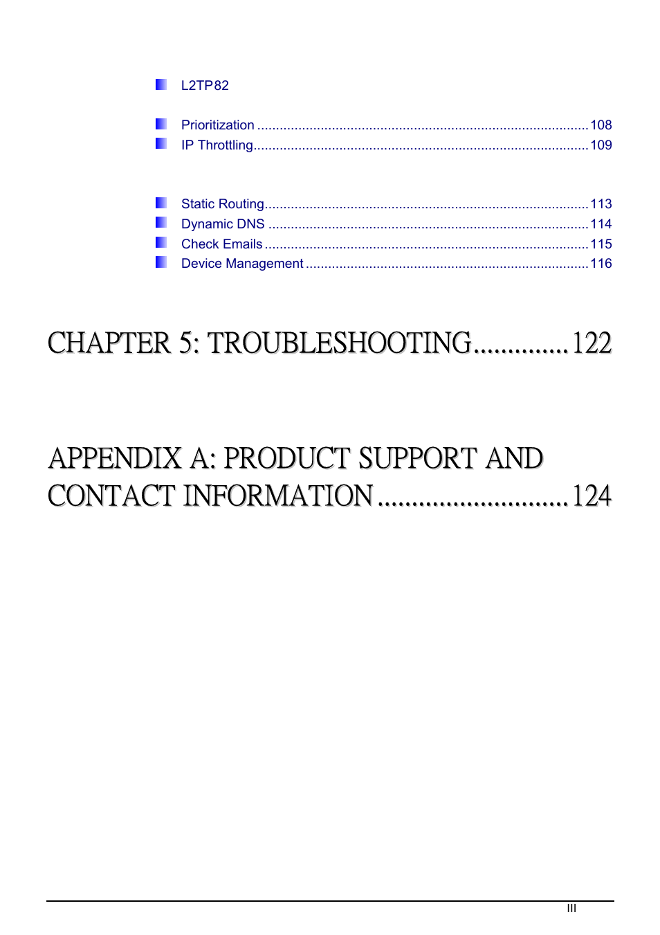 Billion Electric Company 7560G User Manual | Page 5 / 130