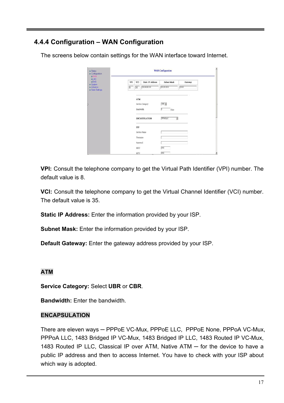 Billion Electric Company BIPAC 7000 User Manual | Page 21 / 31