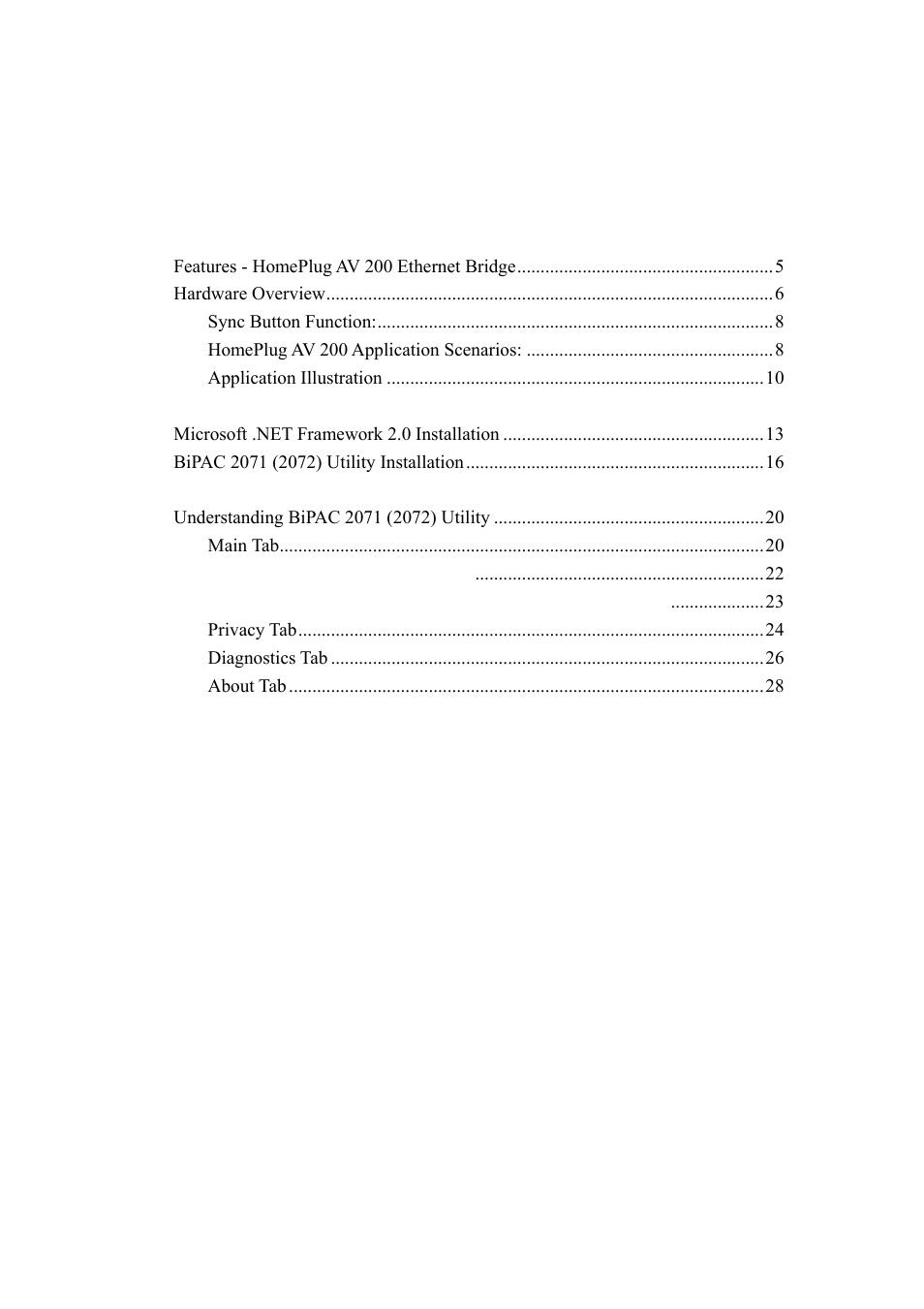 Billion Electric Company BIPAC 2071 User Manual | Page 2 / 29