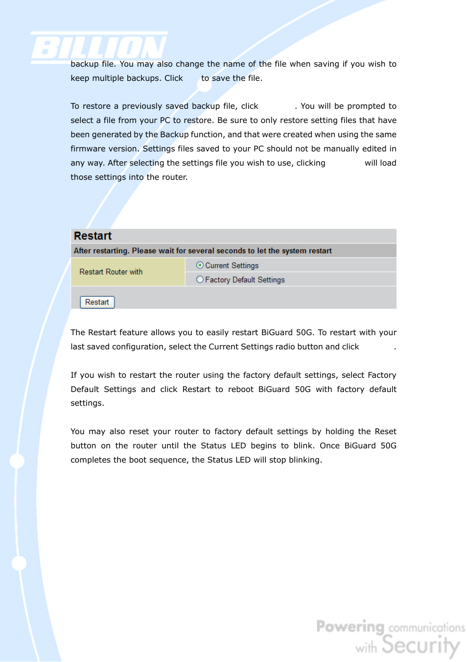 Billion Electric Company BiGuard 50G User Manual | Page 111 / 223