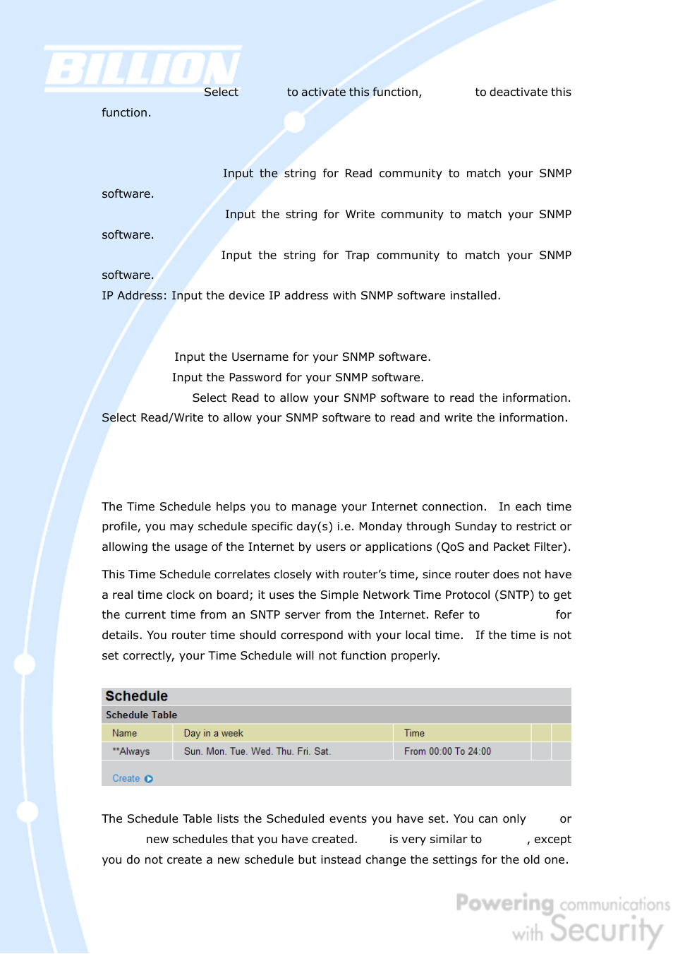 Billion Electric Company BiGuard 50G User Manual | Page 144 / 223