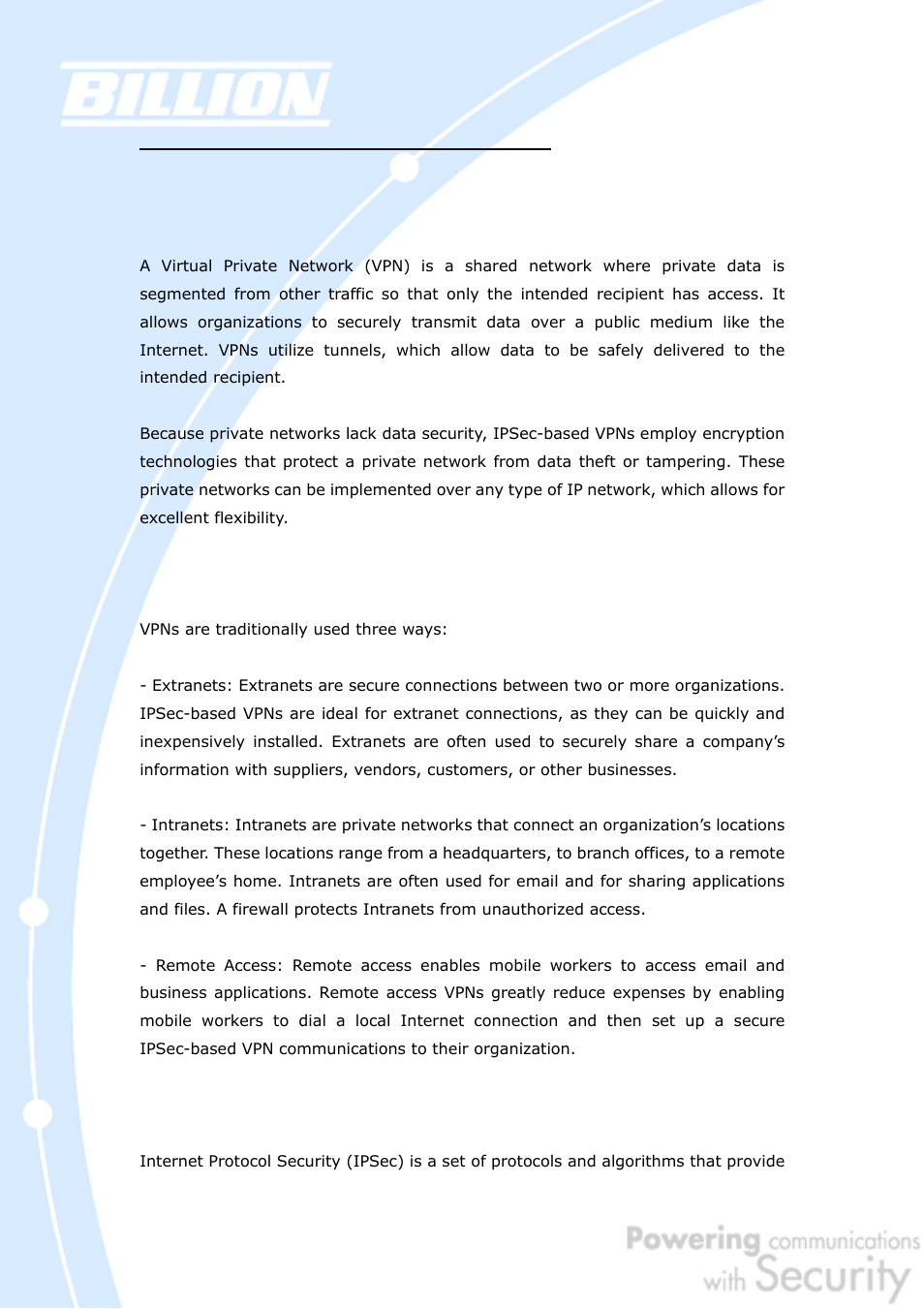 Billion Electric Company BiGuard 50G User Manual | Page 171 / 223