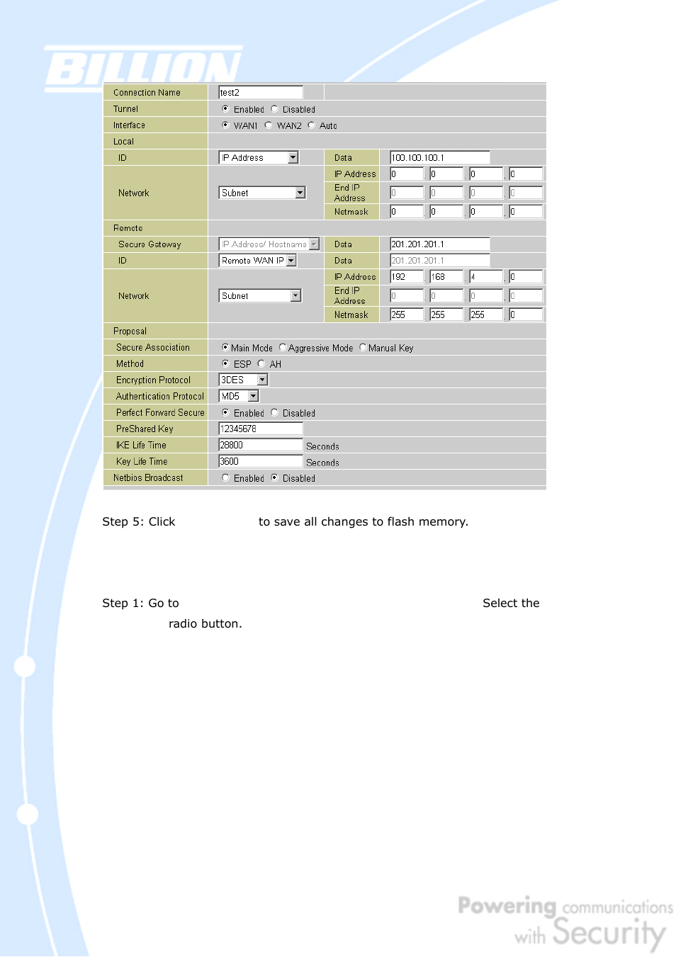 Billion Electric Company BiGuard 50G User Manual | Page 211 / 223