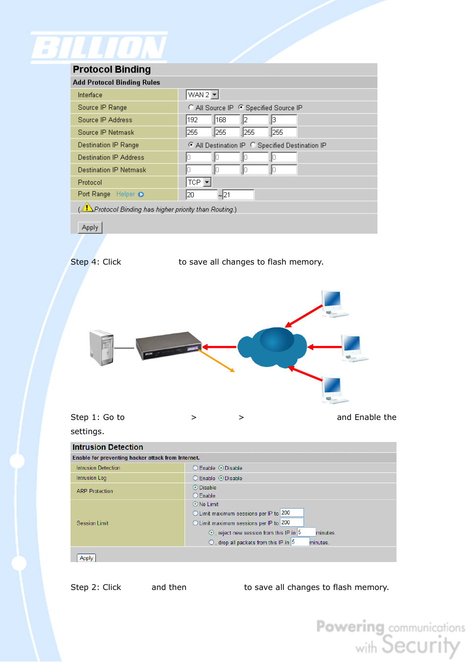 Internet | Billion Electric Company BiGuard 50G User Manual | Page 213 / 223