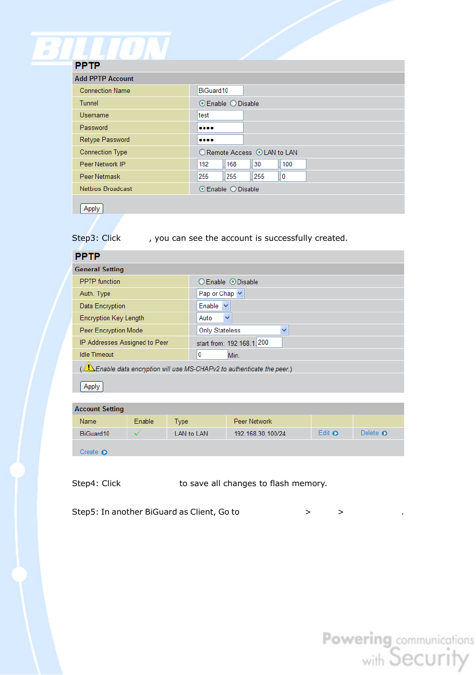 Billion Electric Company BiGuard 50G User Manual | Page 222 / 223