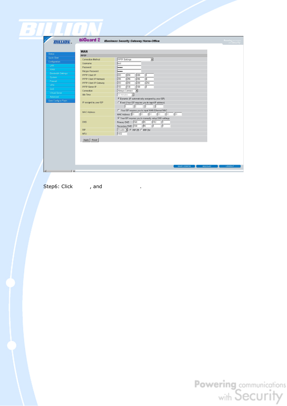 Billion Electric Company BiGuard 50G User Manual | Page 223 / 223