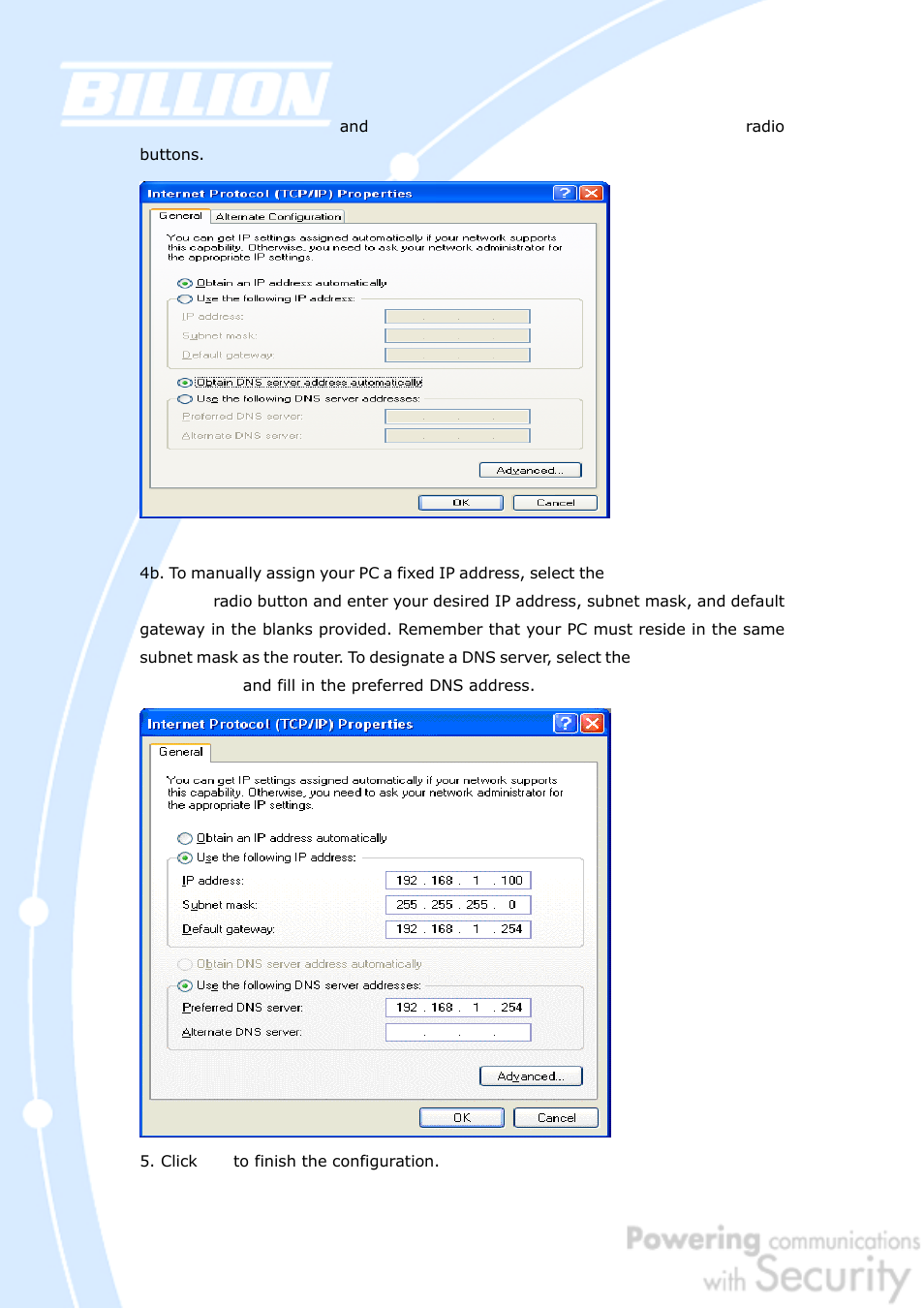 Billion Electric Company BiGuard 50G User Manual | Page 40 / 223